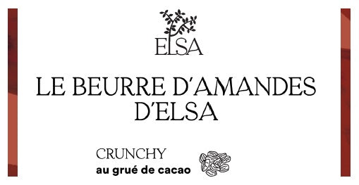 Le beurre d'amandes d'Elsa