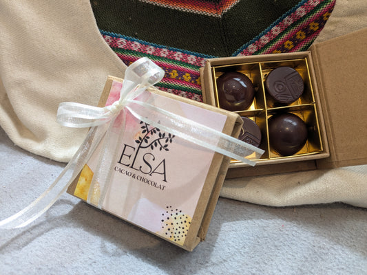 Fêtes des mères - Coffret 4 pralines